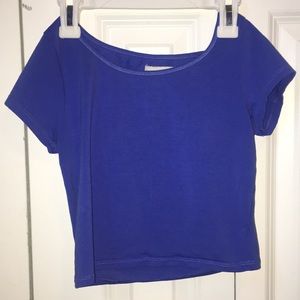 American Eagle Short Sleeve Crop Top